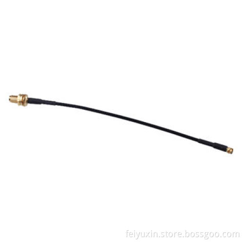 SMA Female to R/A MMCX Male, RG316 Black CableNew
